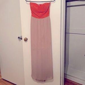 Strapless Summer Maxi Dress